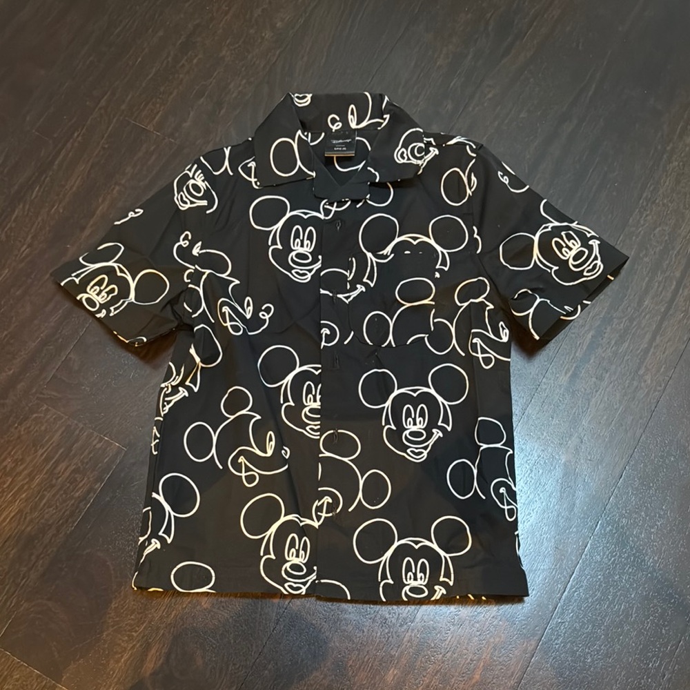 Disney Mickey Mouse Black Shirt